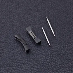 Curved End Link Set for Seamless Watchband Connection (4 Red)
