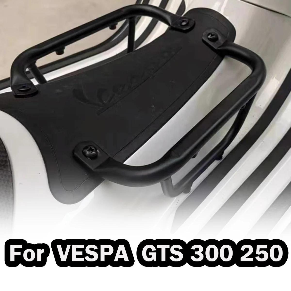 

For Vespa GTS 300 250 125 GTS300 GTS250 2013 - 2022 2021 Accessories Foot Pedal Mesh Luggage Rack Holder Bracket Carrier Support