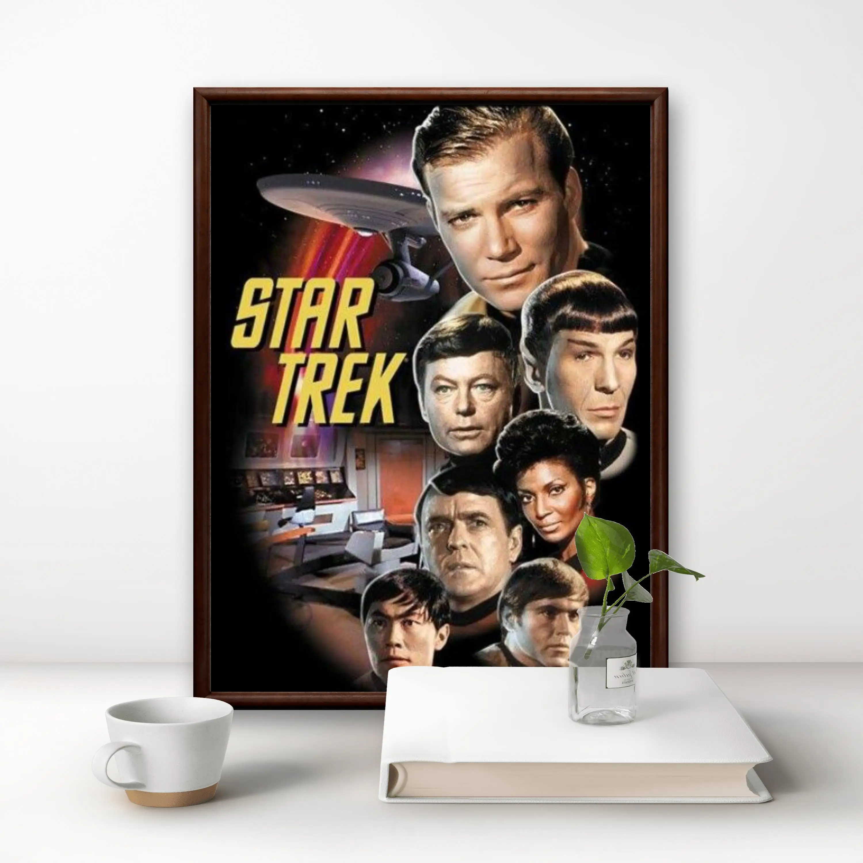 다이아몬드 페인팅 키트 DIY 다이아몬드 자수 S-Star-Trek-k 크로스 자수 수제 예술 절묘한 선물 공예 홈 인테리어