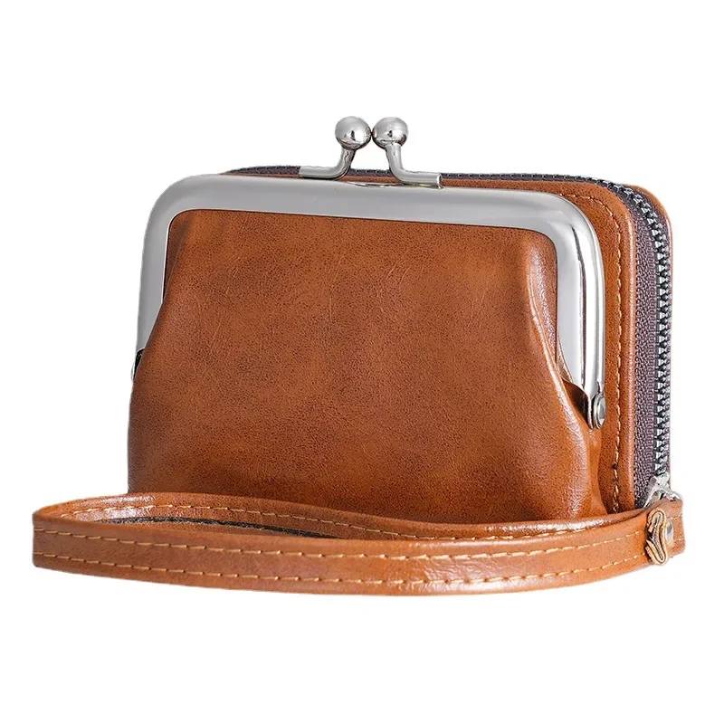 Coin Purse Coin Wallet Women Wallet Card Wallet Change Bag New Women Pu Leather Wallets Female Short Hasp Coin Purses Ladies Portable Money Bag Large Capacity Card Holders Clutch
