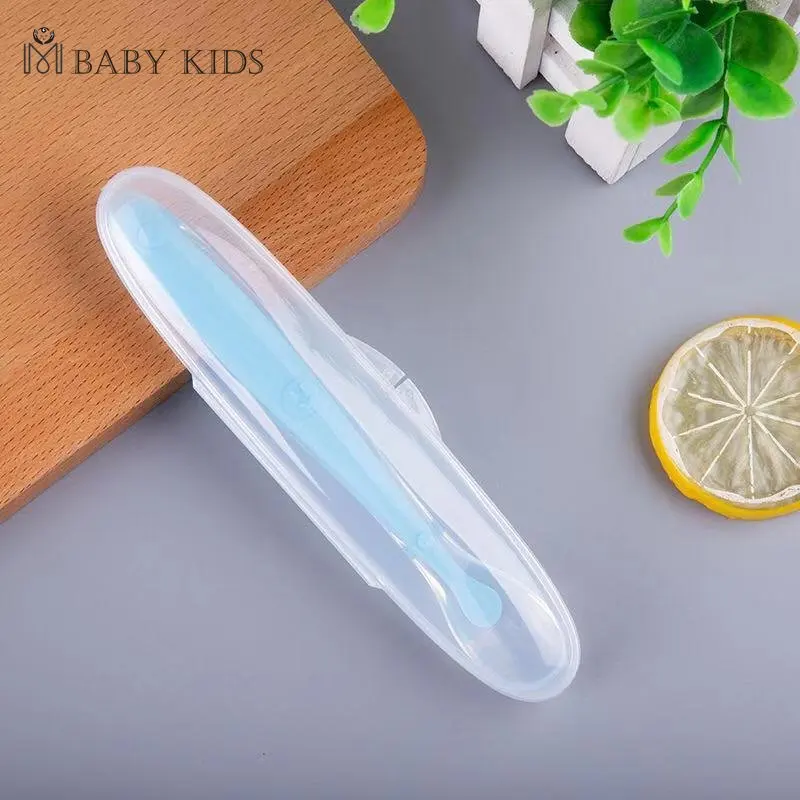 Baby Silicone Soft Spoon for Training Feeding Children Infants