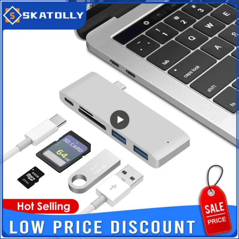 3.1 Type-C Hub To Adapter 4K Thunderbolt 3 Hub Usb C Con Hub 3.0 Tf Sd Reader Slot Pd Per Macbook Air 2020 M1 Chip