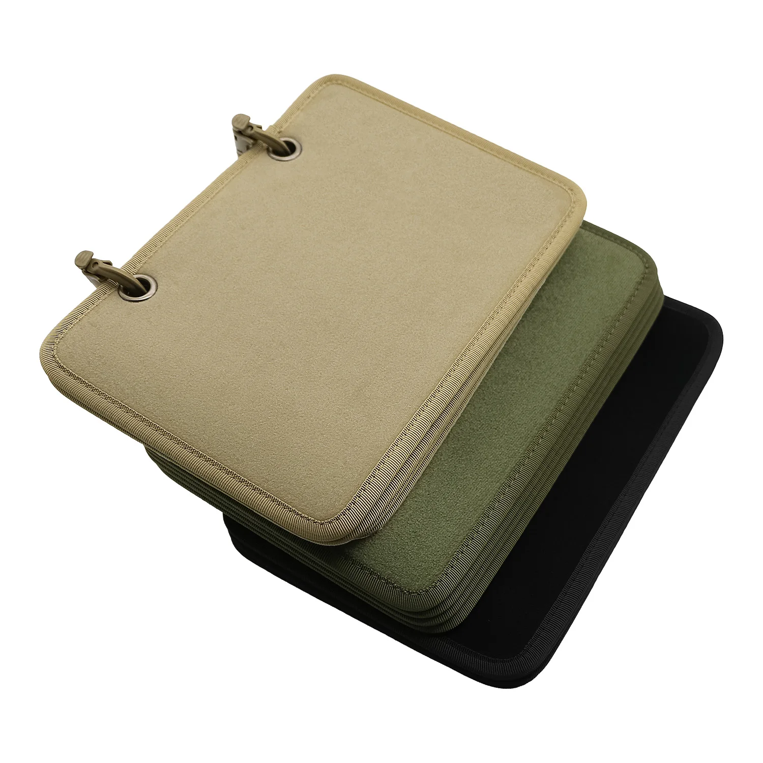 소형 보관 책 후크 앤 루프 정리함 보드, 군사 선풍기 사기 배지, 전술 패치 암밴드 보드 디스플레이 천 패드