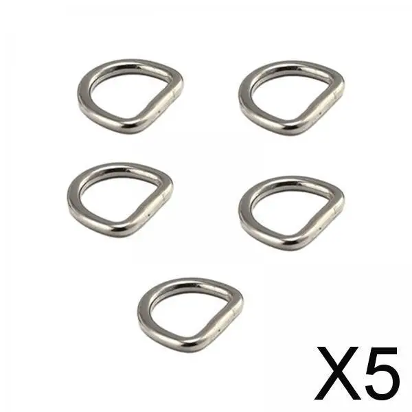 

5X, 5 шт., D кольца, очень толстые, для женских кольцевых ремней, галстуков, тоутов