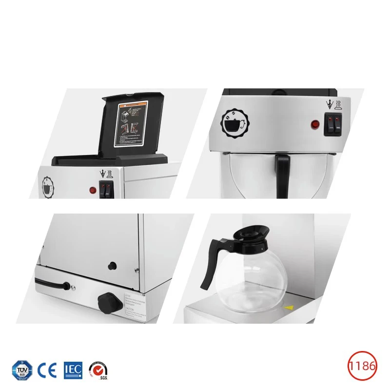Fully automatic American coffee machine Drip tea maker Commercial Hong Kong style milk tea extraction machine drip filter machin