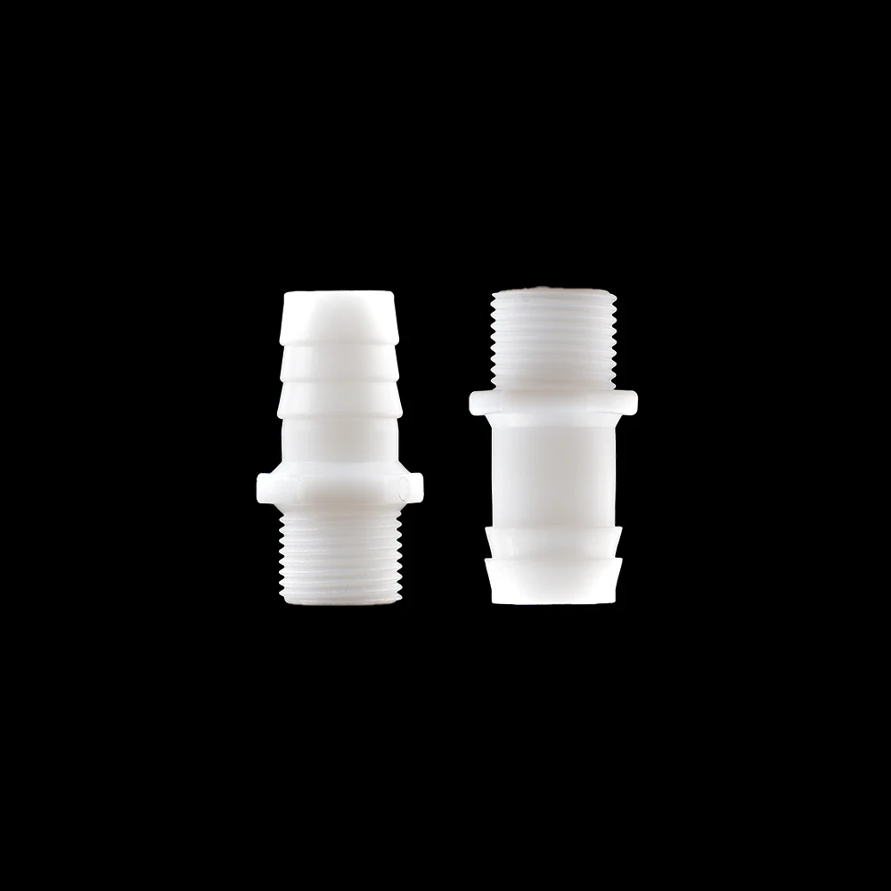 G1/2 3/4 Male Thread To To Barb 4/6/8/10/12/14/16/18/20mm Plastic Hose Connector Fittings Drip System Aquarium Pipe Coupler 4