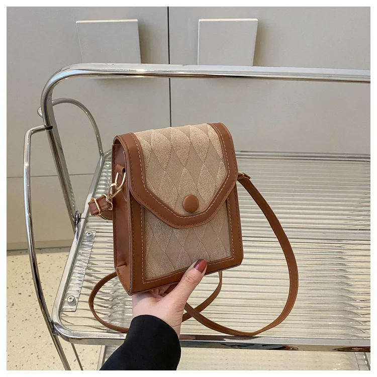 Stylish Women's PU Leather Crossbody Phone Bag