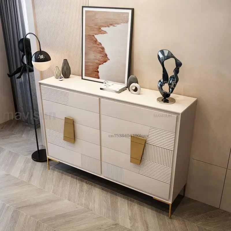 Chest Of Drawers Italian Designed Modern Minimalist Living Room Multi-Drawer Storage Cabinet Luxury House Furniture