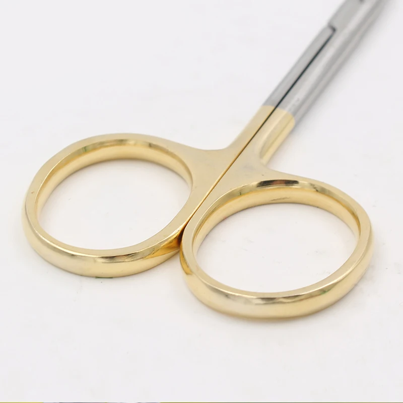 Bend head micro Cornea scissors Hand tool Surgery stainless steel Ophthalmic Instruments high quality 4