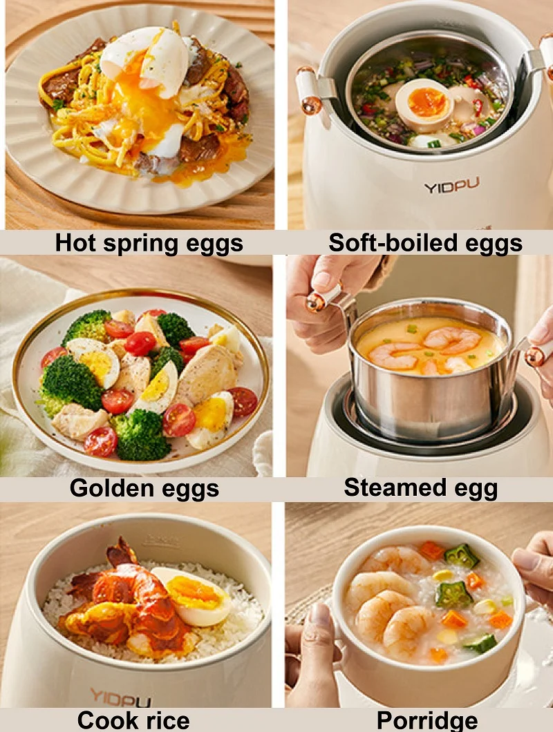 5 Eggs Boiler Steamer Multi Function Rapid Electric Egg Cooker Auto-Off Generic Omelette Cooking Tools Kitchen Utensil Breakfast