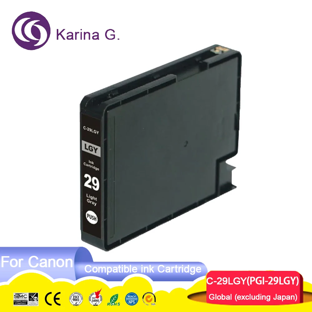 PGI-29 PGI29 PGI 29 C-29 Premium Color Compatible InkJet Ink Cartridge for Pixm