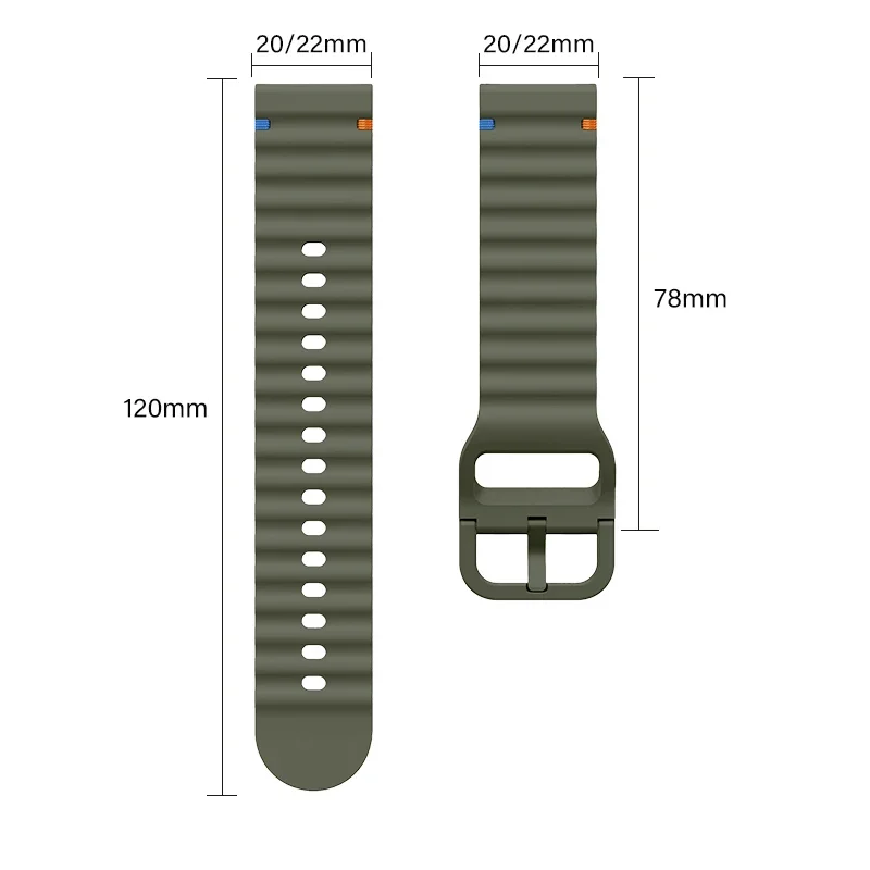 Official Breathable Waterproof Replacement Wristband - 22mm Strap