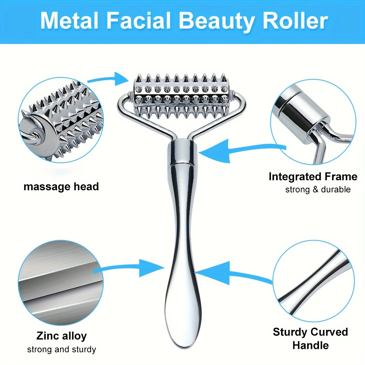 Stainless Steel Facial and Body Gua Sha Massager