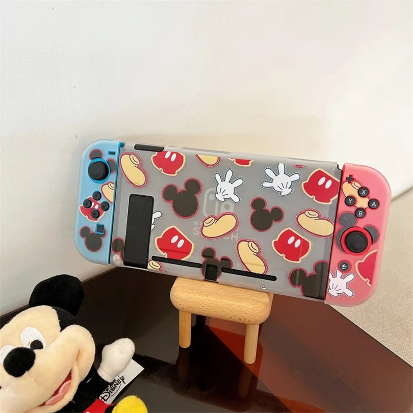 Disney-Nintendo Switch用のソフトシェルケース,透明なシリコン