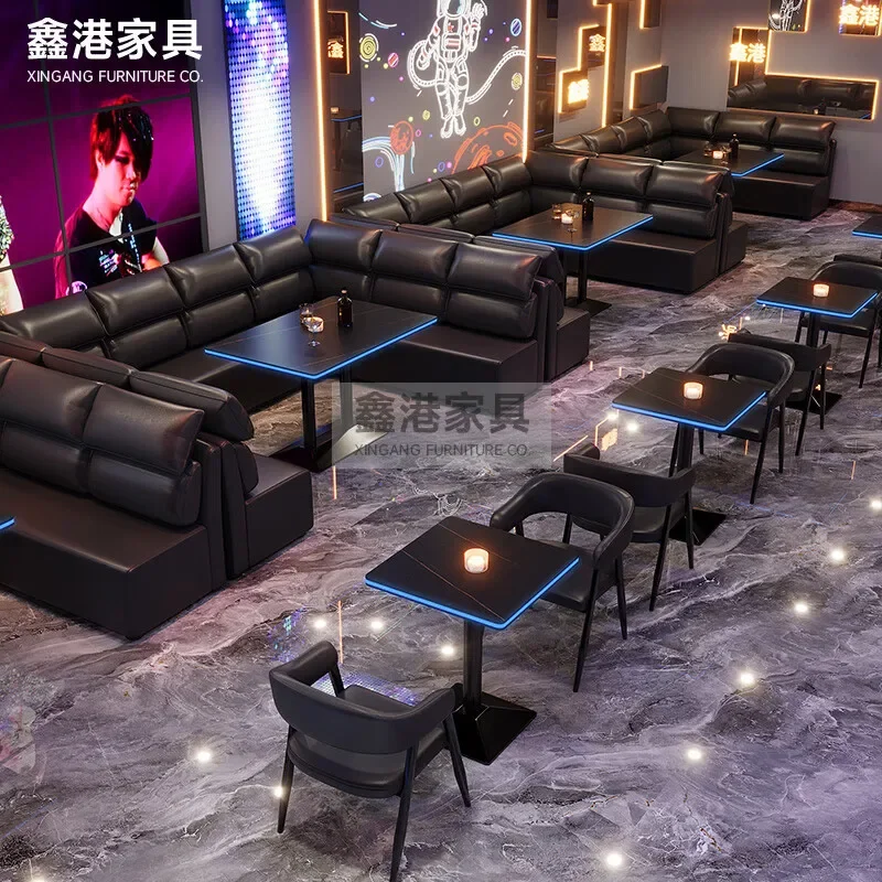 Bar furniture Industry leisure clear bar bar booth sofa Commercial nightclub table chairs scattered table combination music bist