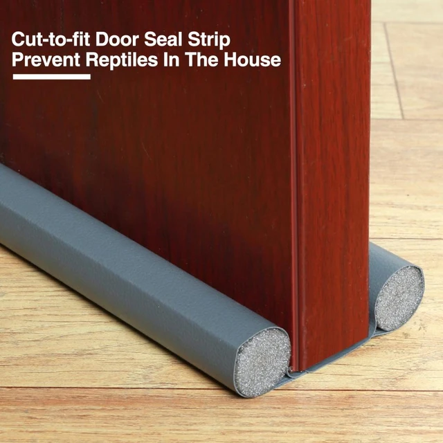 Door Bottom Seal Strip Cut-to-fit Door Sealing Strip Home Bedroom