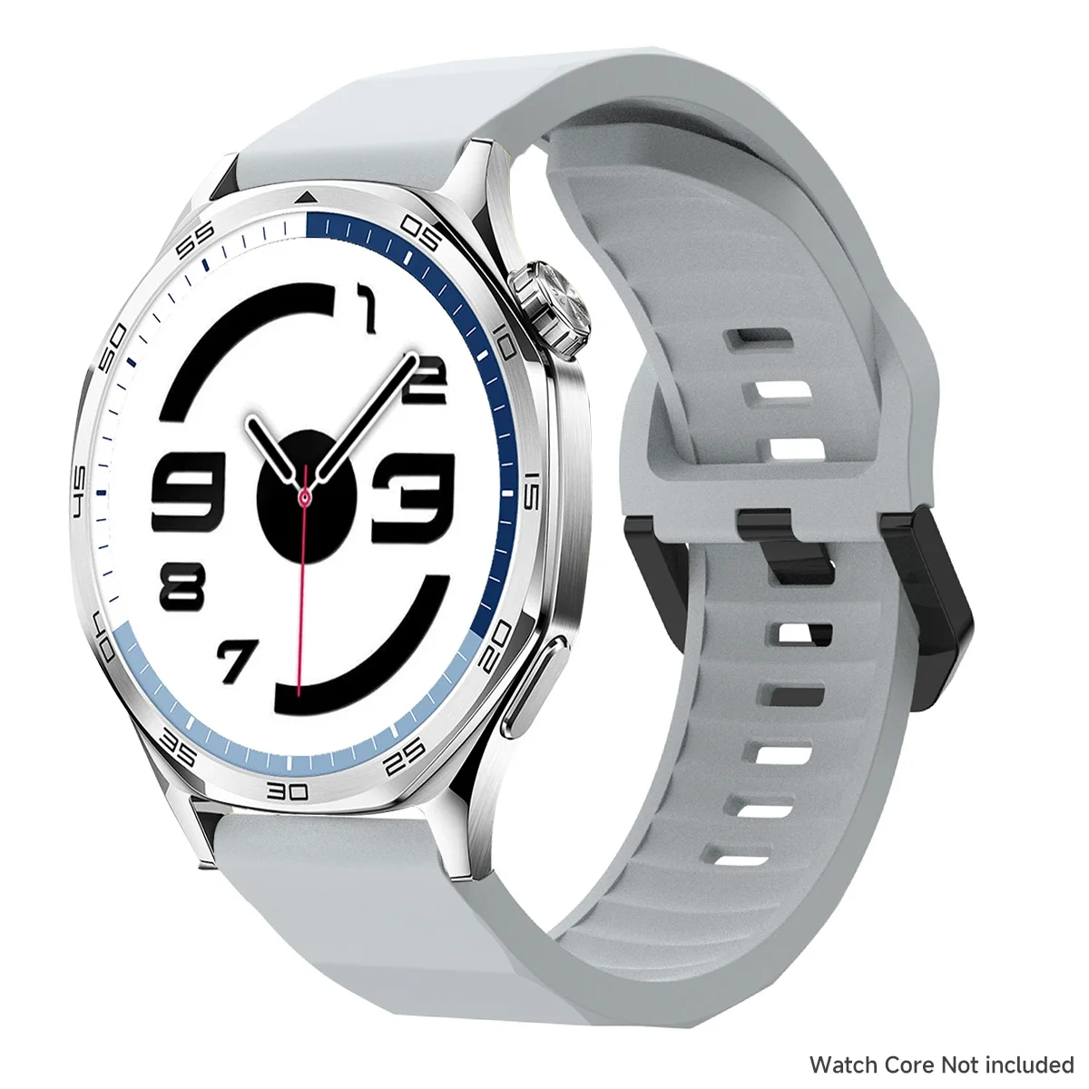 Versatile 22mm Silicone Watch Band - Premium Strap