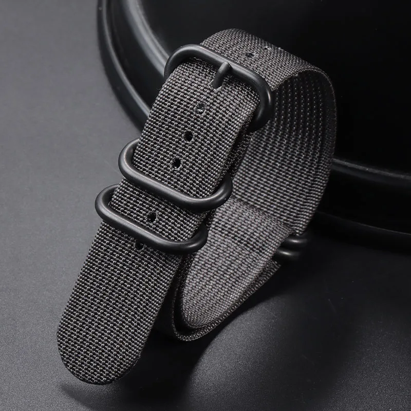 Premium Nylon Military Sport Watch Strap - Breathable Men's Wristband Accessory