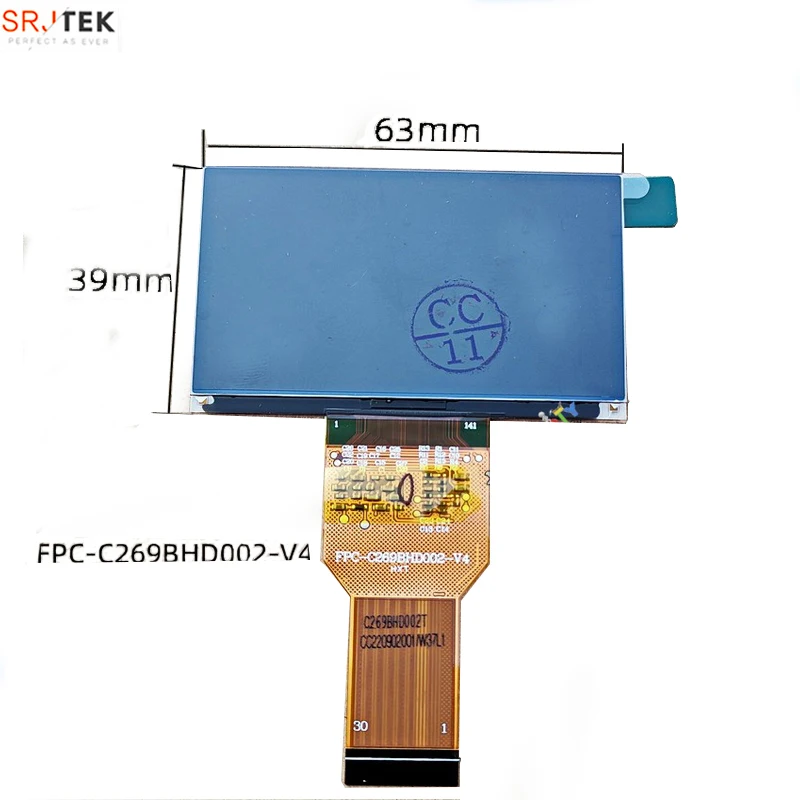 

2.4 2.69 inches FPC-C269BHD002-V4 FPC-RX024B-0300-V0 FPC-ZTW269HD720P-V03 C269BHD017 display screen diy projector accessories