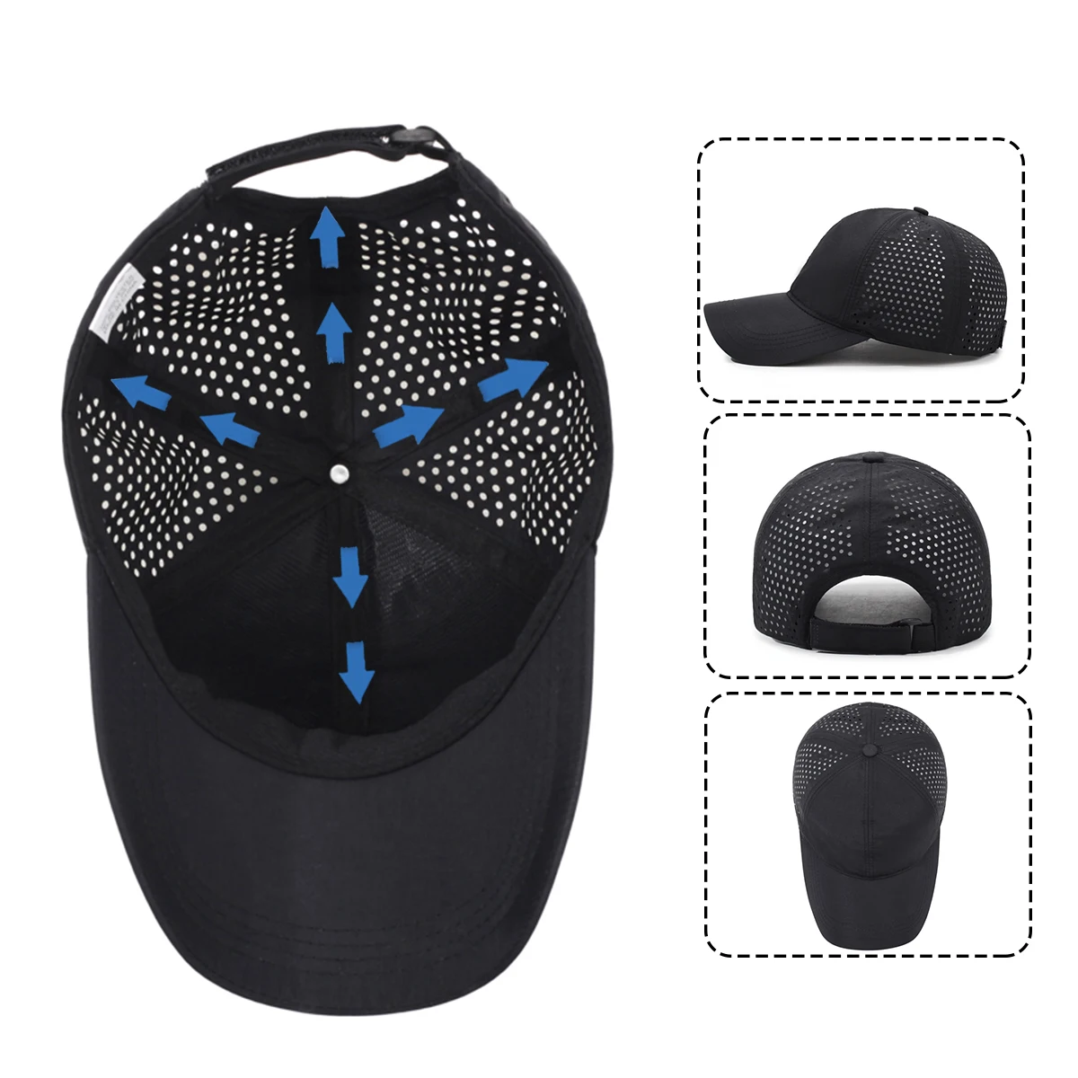 Hat Men's 2025 New Spring and Summer Big Head Circumference Hard Top Baseball Cap Tide Brand Fashion Outdoor Cap Women's Simple