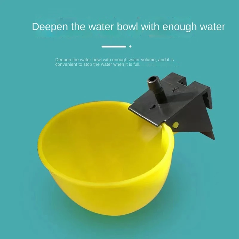 20Pcs Chicken Drinking Bowls Quail Waterer Automatic Chicken Drinker Cup For Bird Pigeon Poultry Water Drinking Fountain