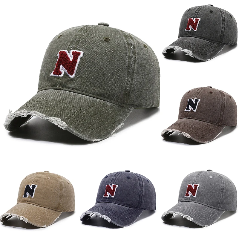 

New Fashion Letter Snapback Cotton Baseball Cap Men Retro Hip Hop Caps Outdoor Autumn Summer Casual Hat For Women Baseball Cap