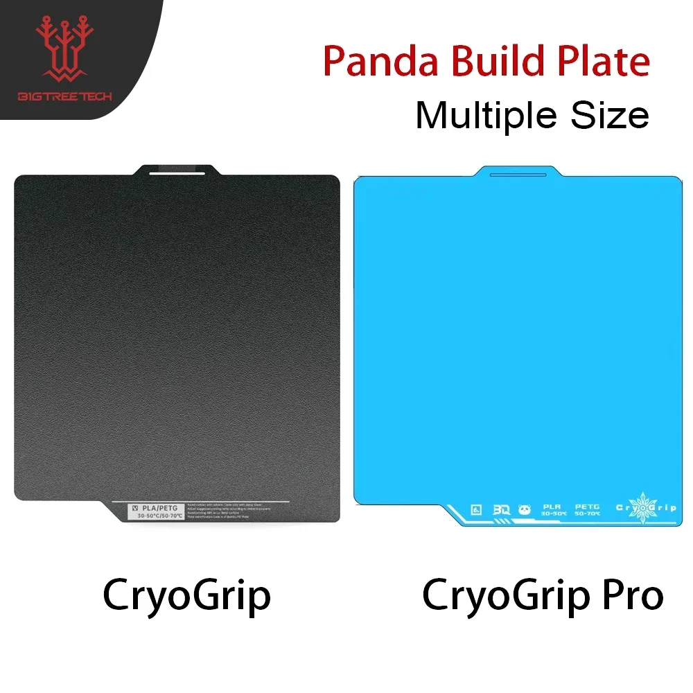 BIQU Panda Build Plate CryoGrip Coating No Clog Spring Steel