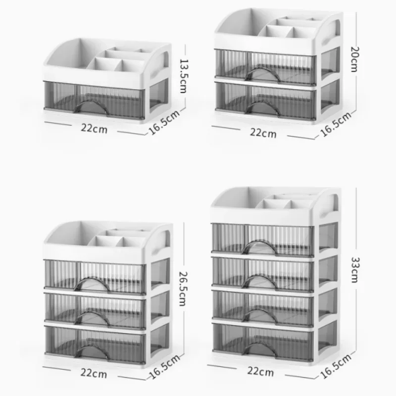 makeup organizer Drawer Makeup Organizer Acrylic Clear Cosmetic Storage Box Plastic Transparent Makeup Holder Container Vanity Table Organizer