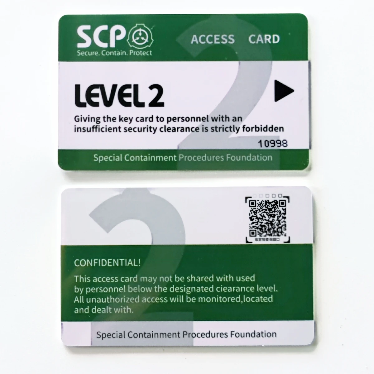 SCP Foundation Keycards Patches Special Containment Procedures Foundation