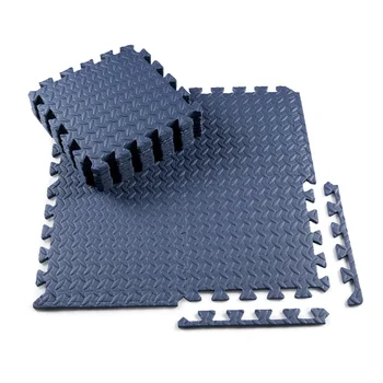 4/10/24PCS Sports Protection Gym Mat EVA Leaf Grain Floor Mats Foam Brick Yoga Fitness Non-Slip Splicing Rugs Thicken Shock Room 1