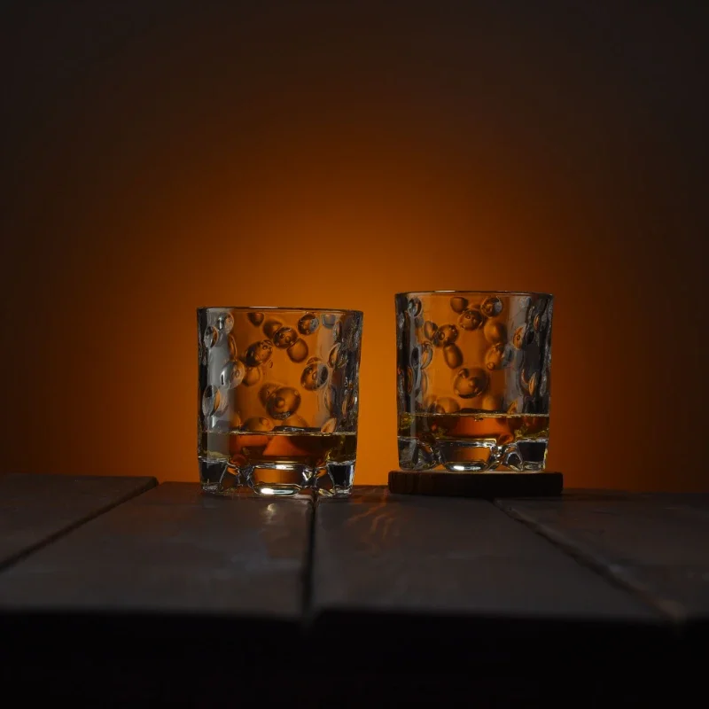 Cocktail Shaker Rotating Whiskey Glass Old Fashioned Glass for Drinking Bourbon,Scotch,Cocktails,Whisky, Shake Cup