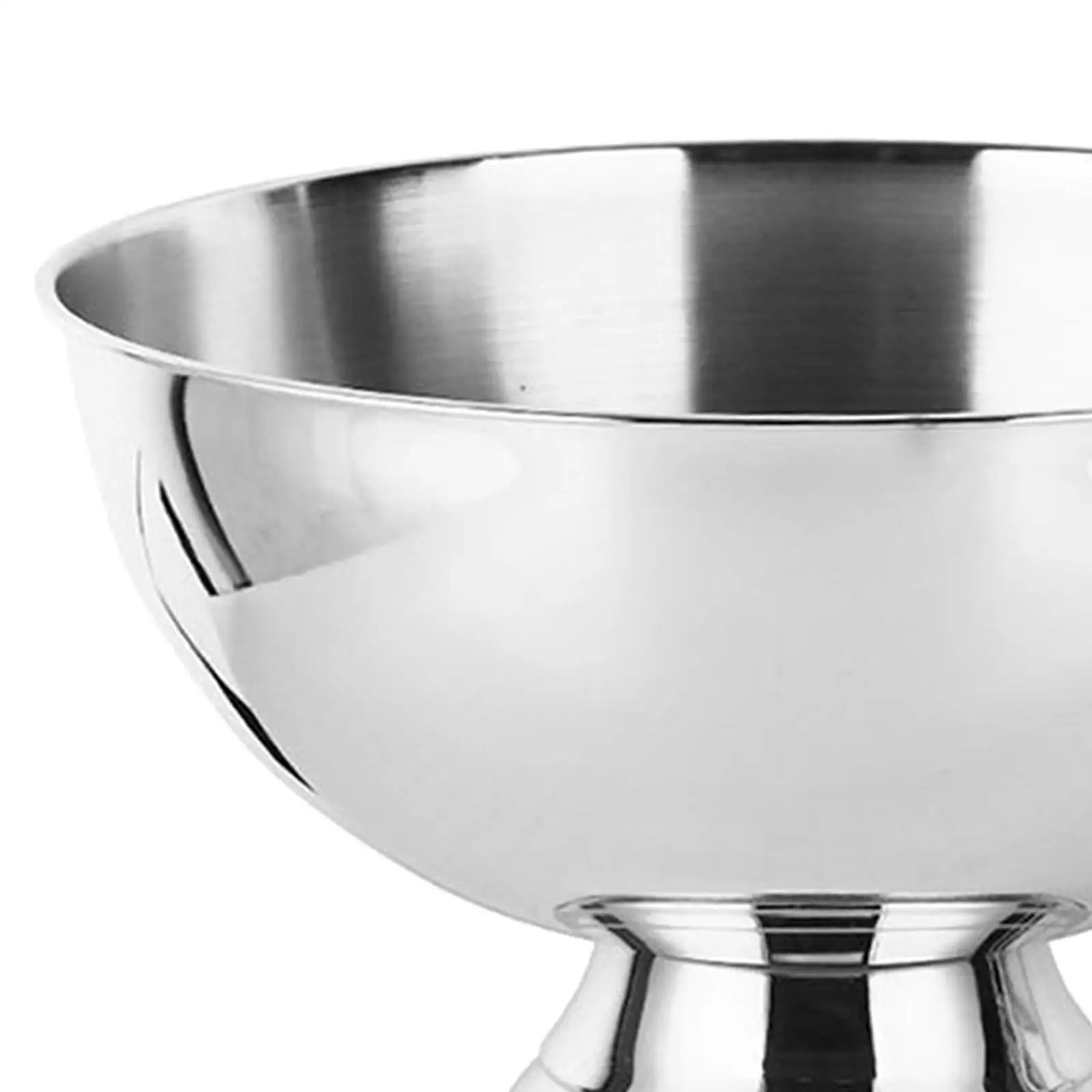 13.5L Stainless Steel Ice Bucket Wine Beer Cooler Bucket Ice Cube Storage Champagne Bowl Pedestal Base For KTV Bar Party