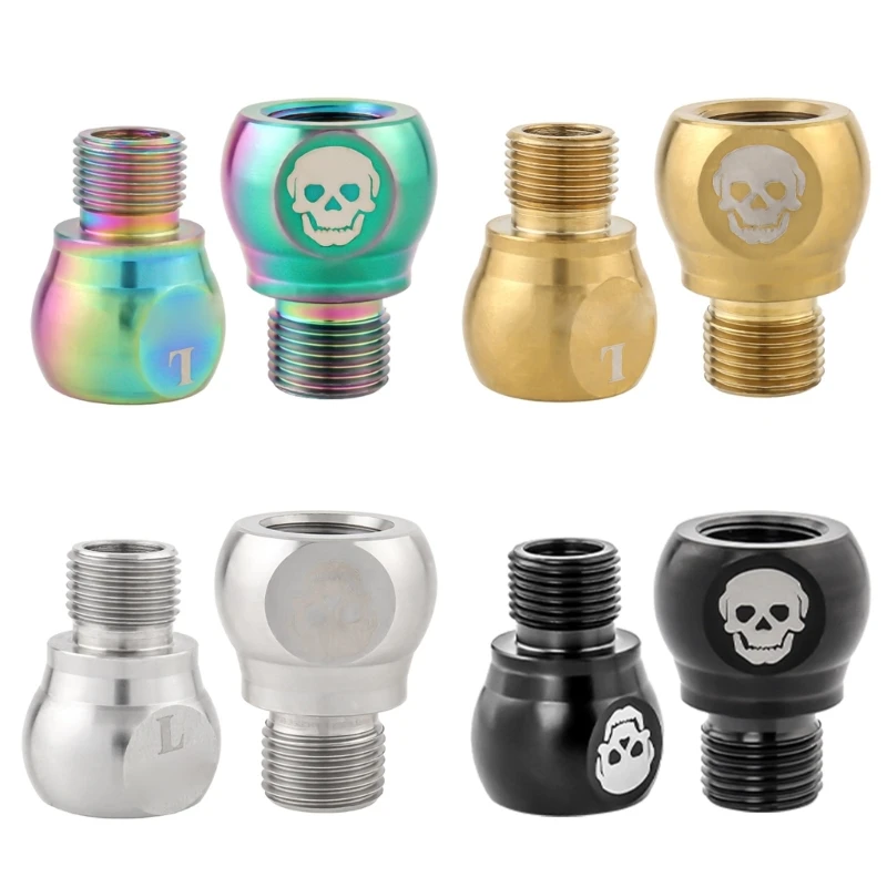 

1 Pair Bike Pedal Extenders Bicycles Pedal Extension Bolts Spacers 20mm/ 0.79in