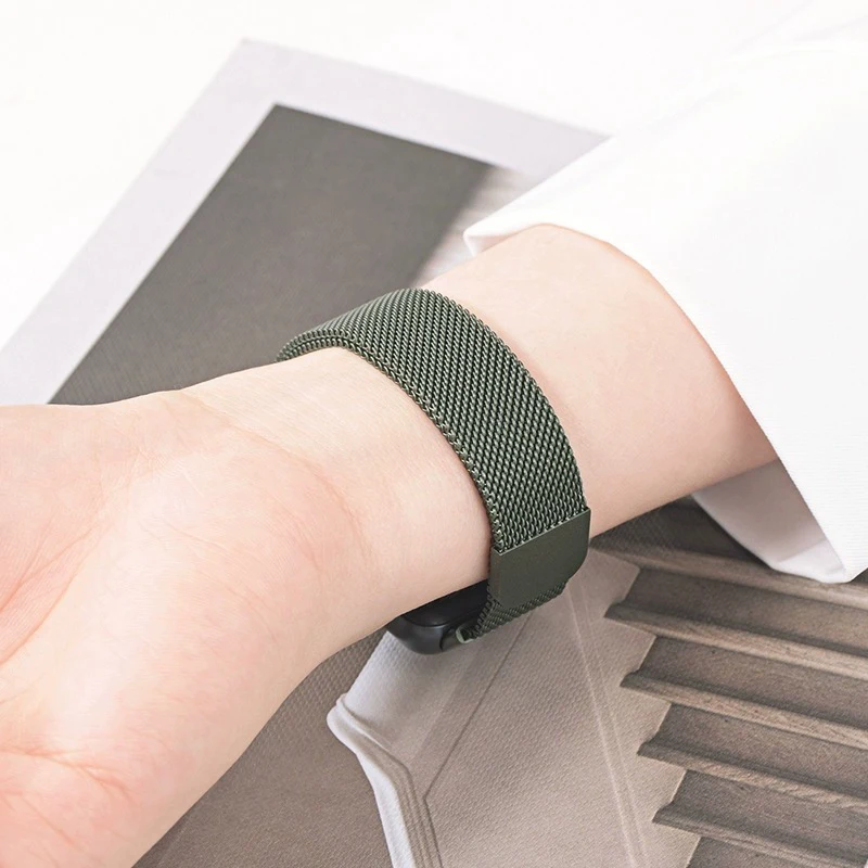 Milanese Loop Magnetic Stainless Steel Bracelet Strap