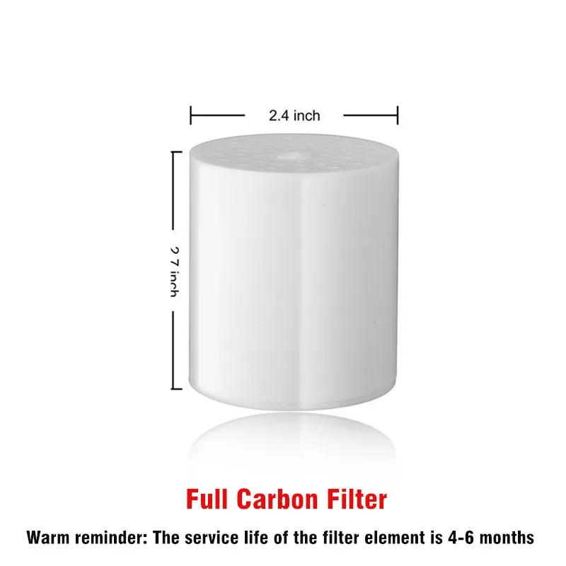 High Output 20-Stage Shower Water Filter for Chlorine and Heavy Metal Reduction in Hard Water