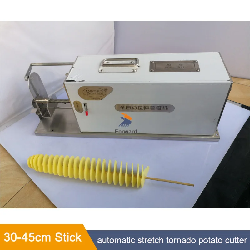 Spiral Tornado Potato Cutter Electric Potato Tower Chip Twister Vegetable  Slicer