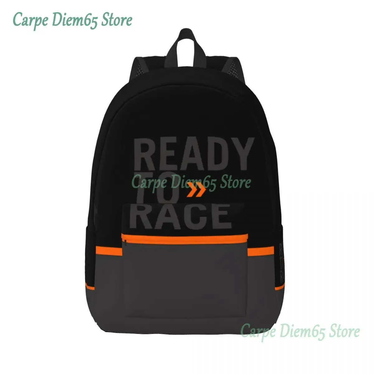 

Ready To Race Laptop Backpack Women Men Basic Bookbag for School College Students Enduro Cross Motocross Bitumen Bike Life Bags