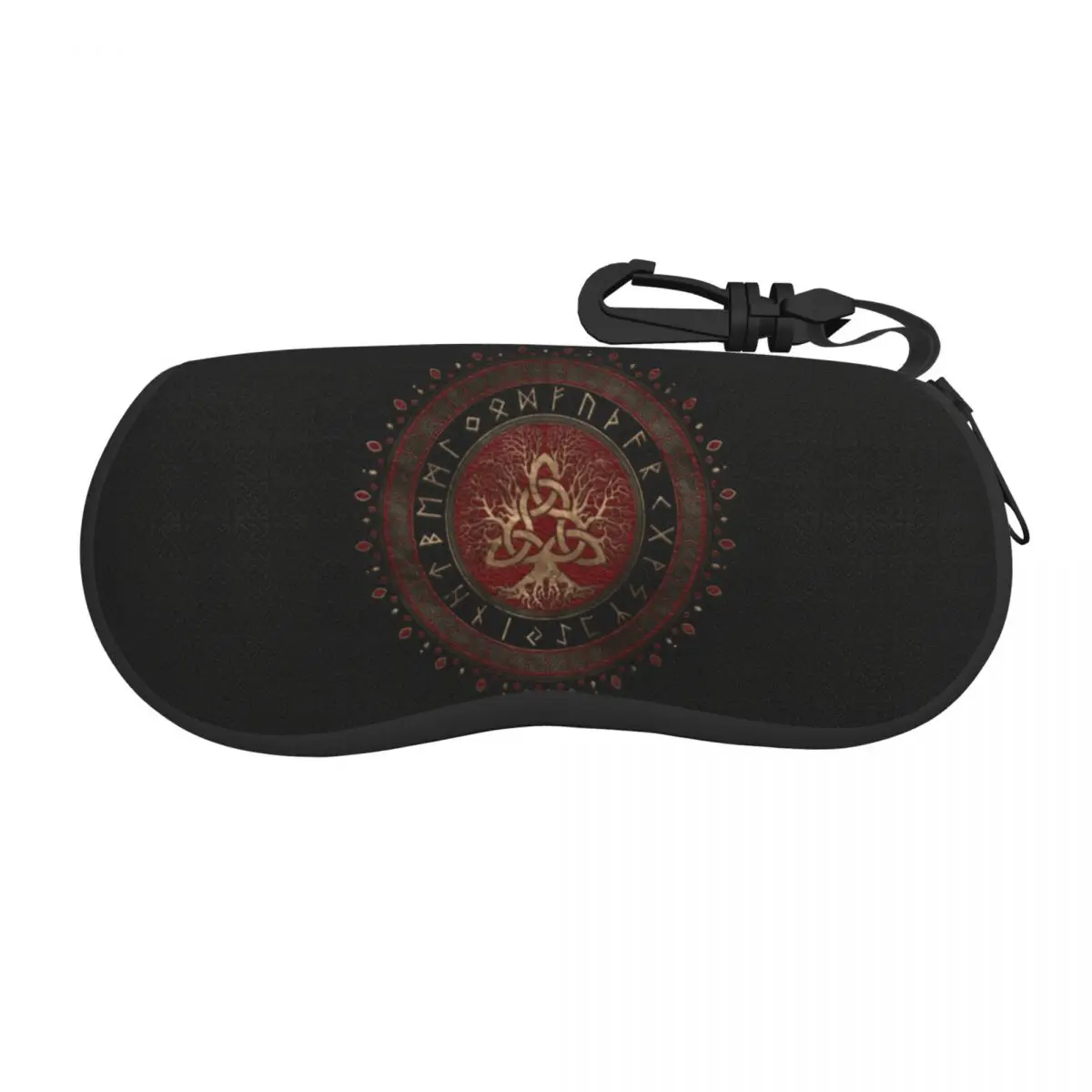 

Tree Of Life With Triquetra Shell Eyeglasses Case Men Women Fashion Vikings Glasses Case Sunglasses Box Pouch