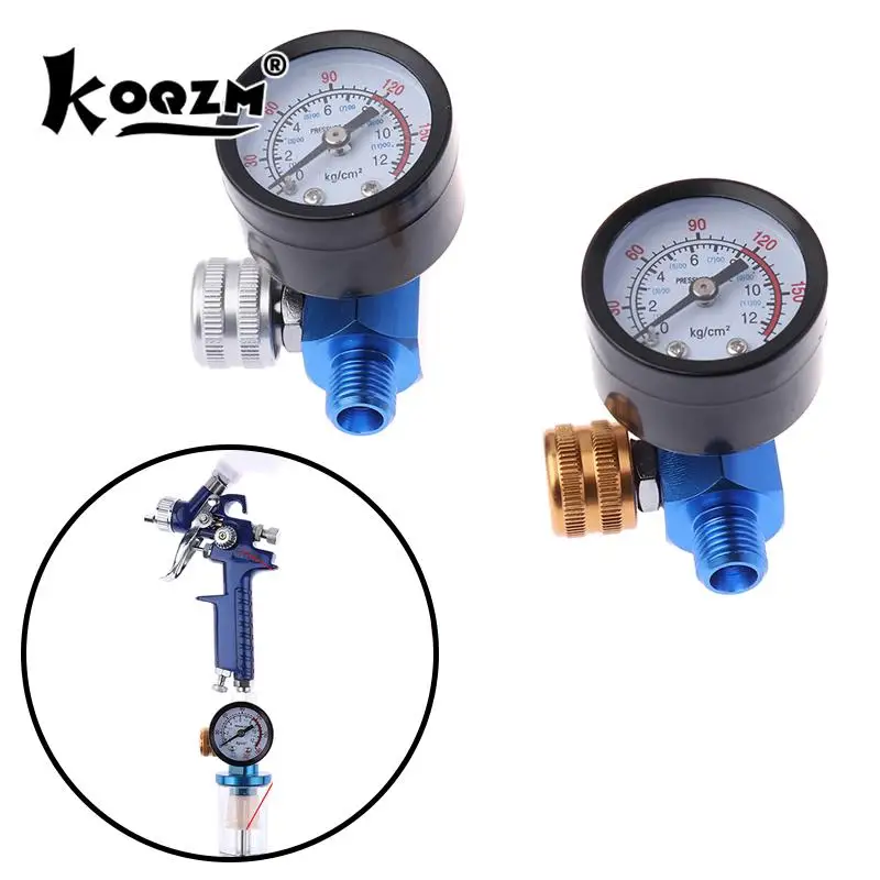 

1/4NPT HVLP Spary Gun Regulator Air Pressure Gauge Regulator For Spray Gun