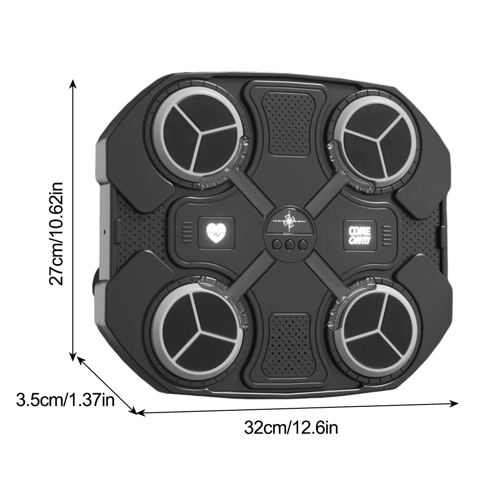 Music Boxing Machine Wall Mount Electronic Boxing Trainer Practice Target Bluetooth Boxing Machine Home Exercise for Kids Adults 6
