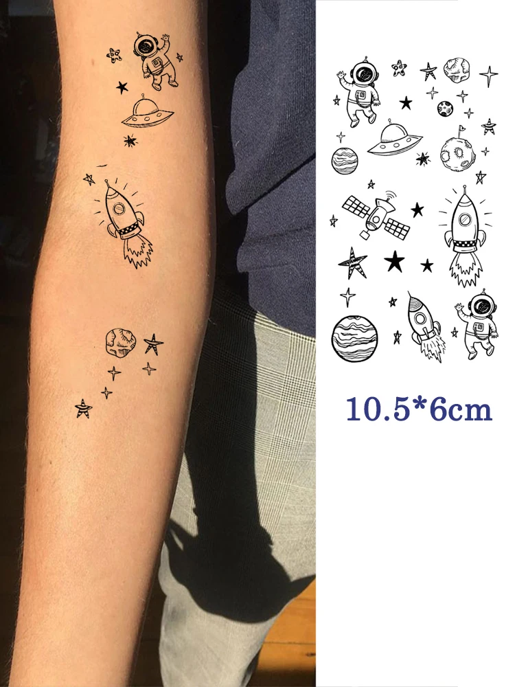 Waterproof Temporary Tattoo Sticker Minimalism Line Dog Couple PatternTatto Flash Men Body Art Festival Fake Tatoo for Women Kid