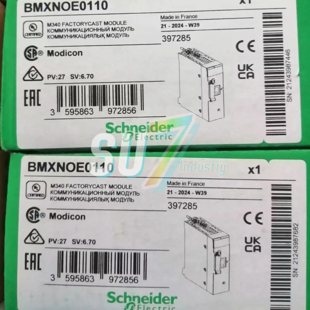 BMXFTB4000 BMXNOE0110 PLC 모듈 새로운 원본