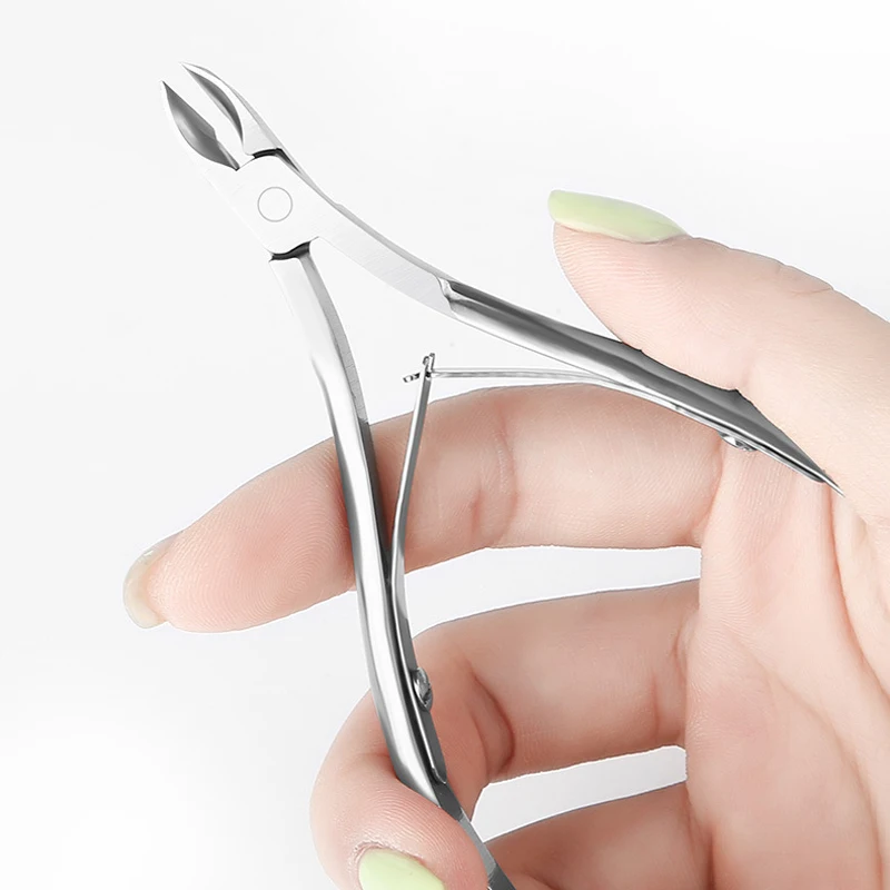 스테인레스 스틸 네일 니퍼 클리퍼 트림 전문 큐티클 커터 데드 스킨 리무버 네일 가위 뷰티 케어 매니큐어 도구