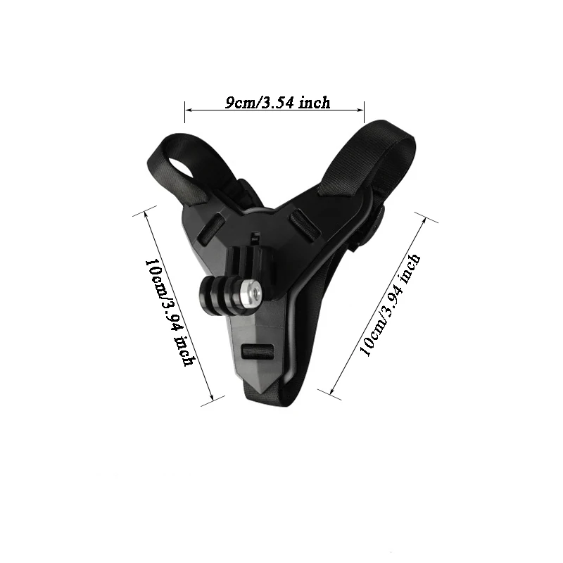 Support menton casque moto pour GoPro DJI Insta360 - Sangle caméra action