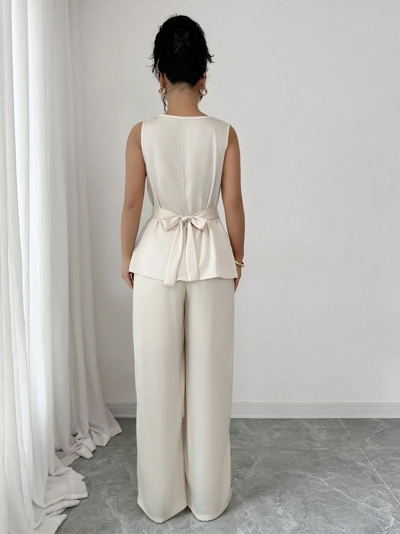 Conjunto Feminino Blusa e Calça Elegante