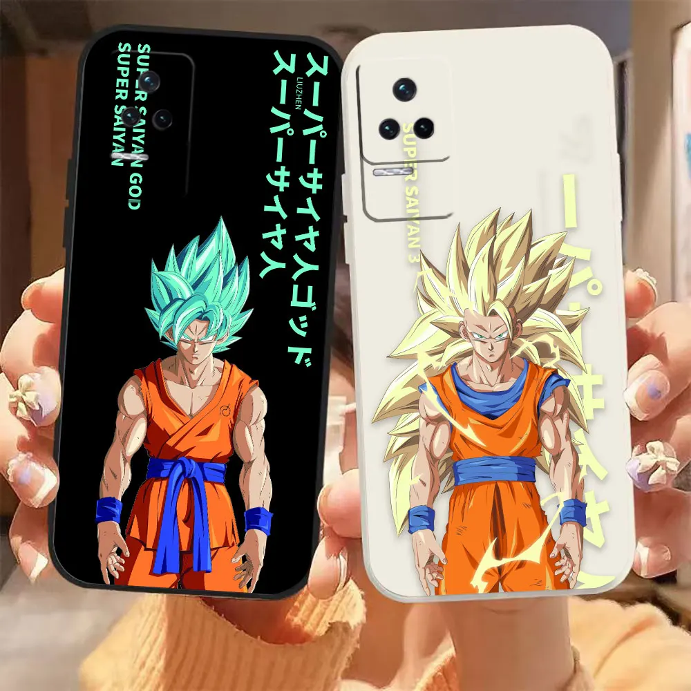 

Japanese Anime S-Super S-Saiyan 3 Phone Case For Redmi K60E K60 K50 K40S K40 K30 K20 12C 10C 9A 9 8 10X 10 Pro 4G 5G Gaming Case