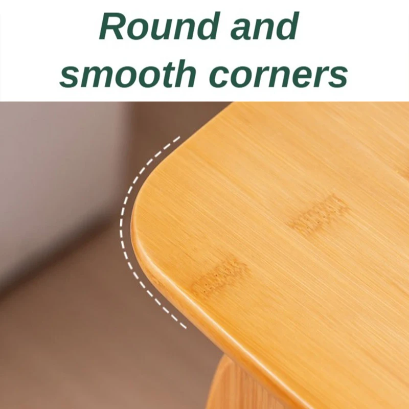 Bamboo Coffee Table Square Sofa Side Tables for Living Room Modern Bedside Table Creative Storage Center Tables Home Furniture