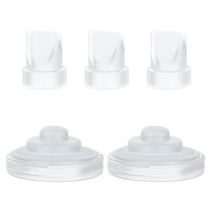 Silicone Flange Set Breast Add On Silicone Flange Insert Set Essential Replaces Upgrades Breast Efficiency