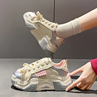 Women's Chunky Platform Sneakers Breathable Comfort Casual Walking Shoes For Lady 2