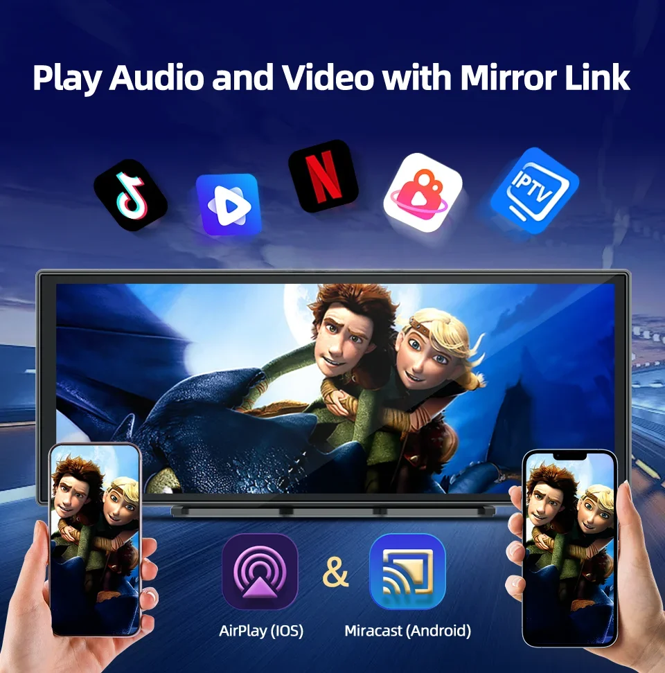 Imagebon H70 Plus 60FPS Carplay 11,4" ADAS Auto-DVR Dual-Linsen-Aufnahme Kabelloses CarPlay & Android Auto Dashcam GPS-Navigation – Detail 6